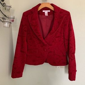 Nine & Company by Nine West Red jacket size 8
